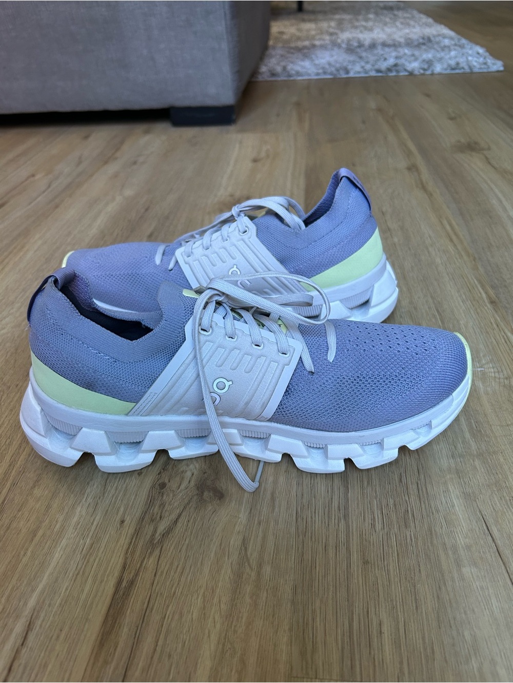 On Running CloudSwift 3 Running Shoes in Nimbus and yellow - Picture 4 of 5